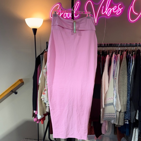 SKIMS Dresses & Skirts - SKIMS Cotton Candy Maxi Skirt Foldover Waist NWT XL